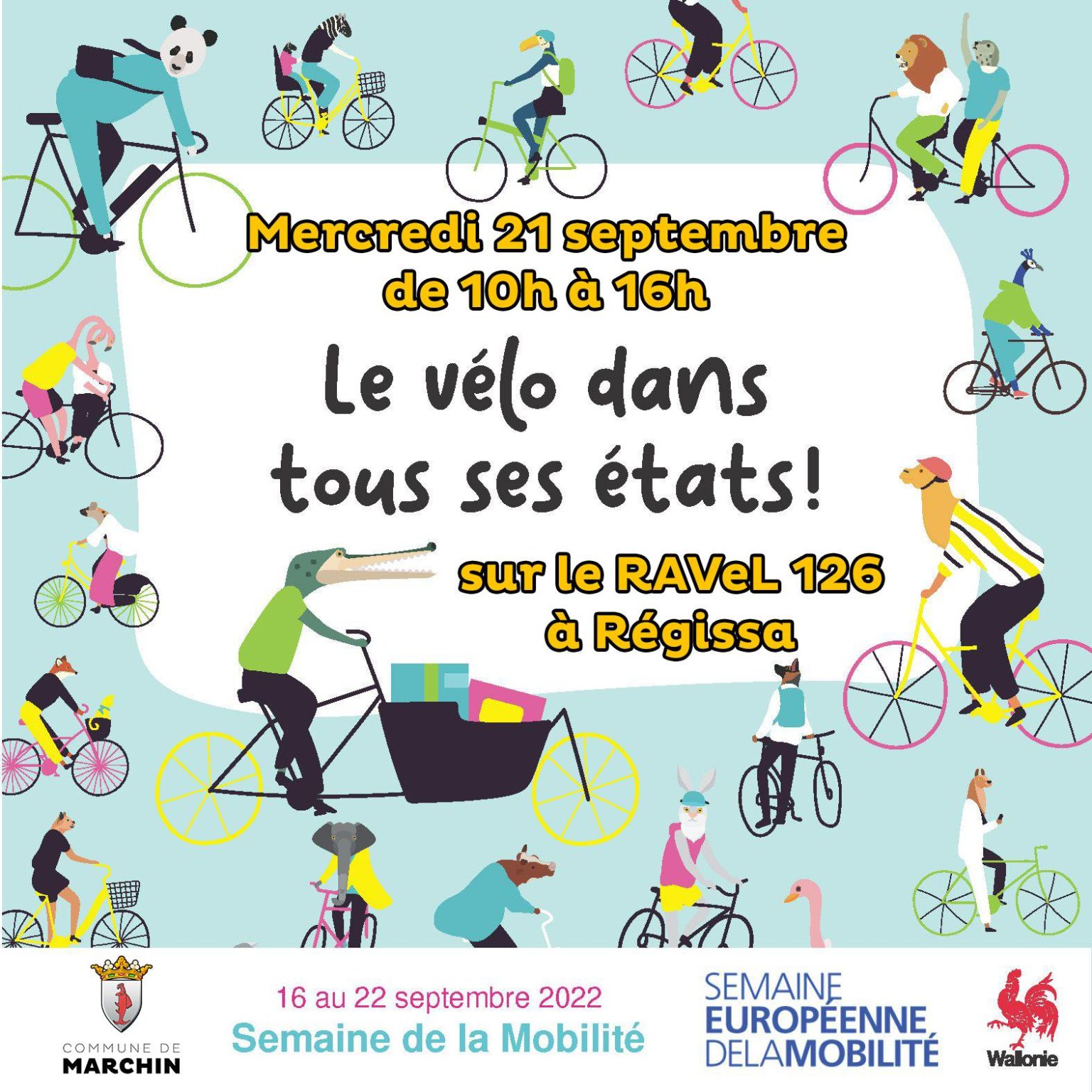 Mercredi 21 septembre Semaine de la Mobilité “le vélo dans tous ses