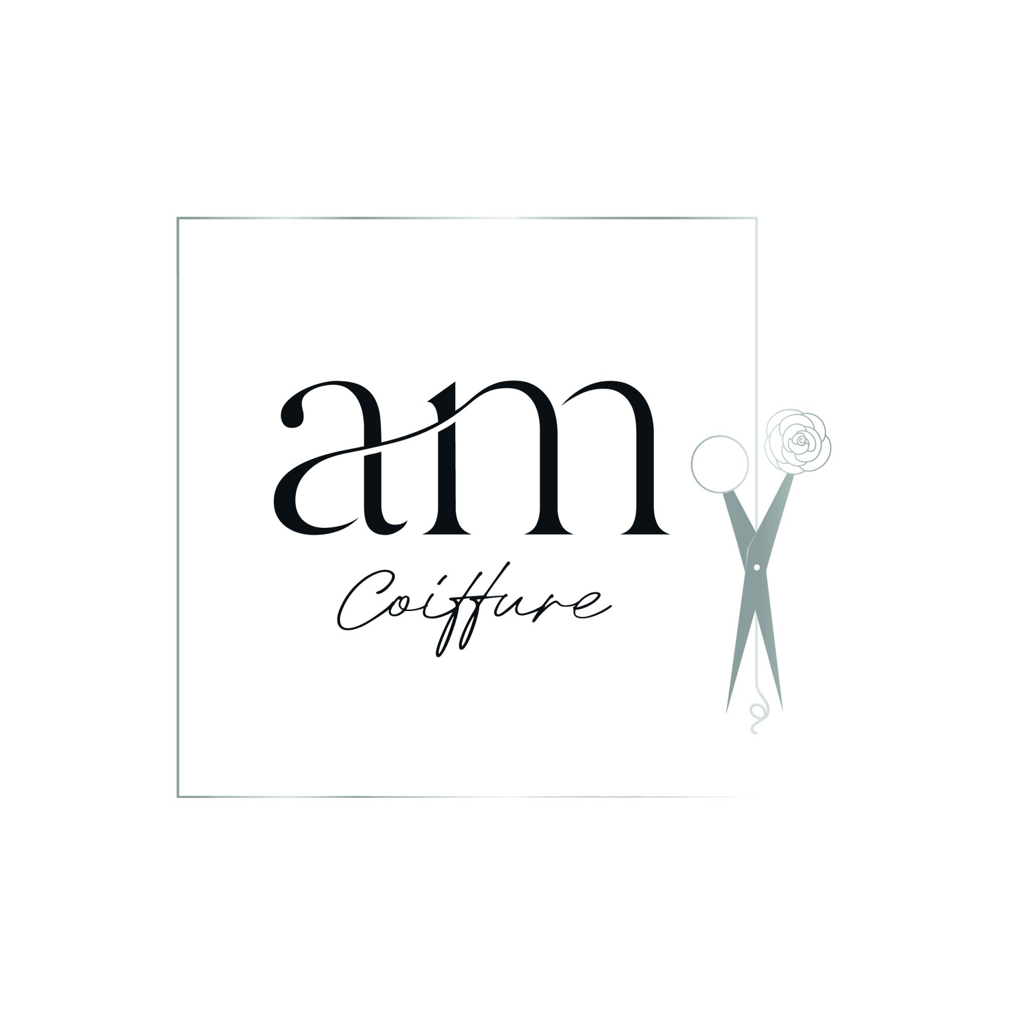 AM Coiffure Logo-fondblanc